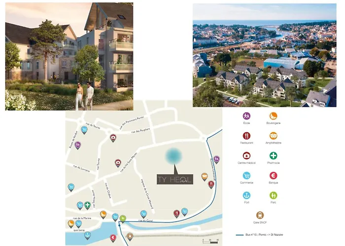 Διαμέρισμα Rez-de-terrasse Pour 6 Proche Centre De Pornic