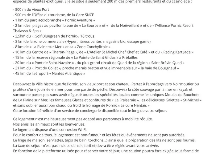 شقة Rez-de-terrasse Pour 6 Proche Centre De